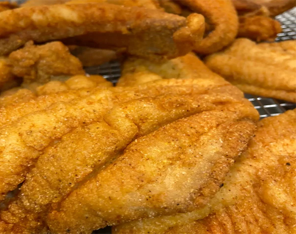 Catfish sandwich lunch special